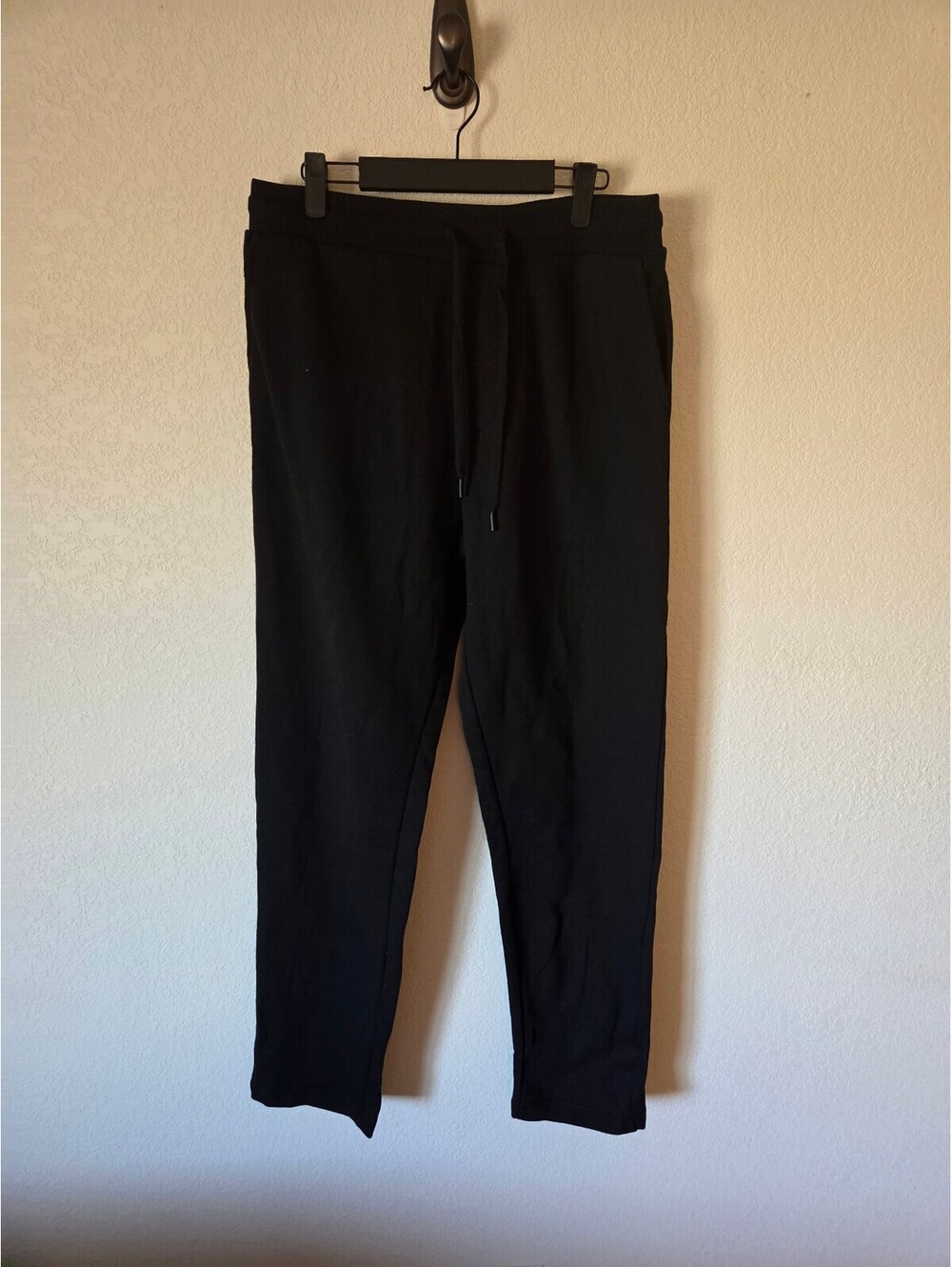 Free Planet Black Jogger Sweatpants with Drawstring Waist - Size L